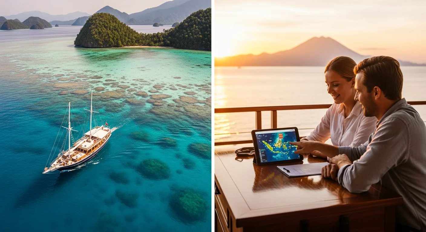 Komodo vs Raja Ampat Liveaboard — Region Comparison